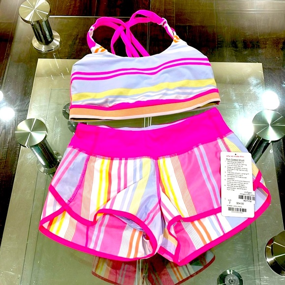 lululemon athletica Pants - NWT lululemon speed shorts striped pink 2 lululemon sports bra 6 price is firm
